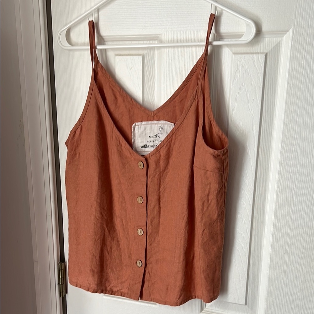 Notperfect Linen Tank Top